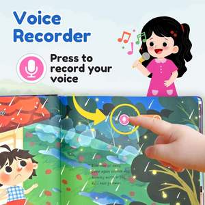 Libro educativo interactivo para niños con rimas infantiles en inglés con 15 <span class=keywords><strong>canciones</strong></span> y letras de audio incorporadas para grabar y reproducir voz - Product Image 6
