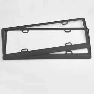 Marcos de matrícula de aleación de aluminio universales RTS, nuevas regulaciones de tráfico que cumplen con el uso del <span class=keywords><strong>coche</strong></span> esmerilado, todos los modelos - Product Image 4