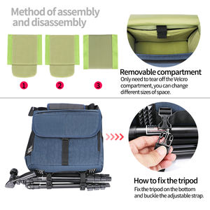फ़ैक्टरी कस्टम मल्टीफंक्शन जिपर लेंस केस कैकैजुअल बेसिक्स होल्स्टर कैमरा केस कंधे कैमरा बैग - Product Image 4