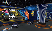 Luckyplay - Software de Juegos para Interiores, Área de Juegos para Niños, Piscina de Pelotas con Tobogán de Plástico con Temática Espacial para Uso Comercial