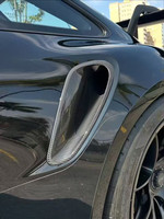 Accessoires de carrosserie de remplacement en carbone sec style OEM : Prises d'air de capot, garnitures d'ailes et prises d'air latérales pour Porsche 992 911 GT3RS 2020-2023
