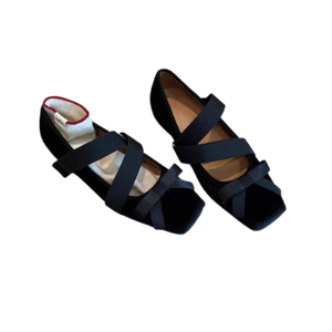 Chaussures plates d'été en PU pour femmes, mocassins à enfiler confortables et respirants, baskets décontractées avec semelle intérieure au design tendance - Product Image 4