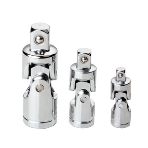 Universal Joint Connector 360 Degree Rotating Sleeve Joint Metric Double Structure Chromium Vanadium Steel Machinery Repair - Product Image 1