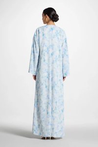 LEDUO Customized The New Listing Print <b>Long</b> Sleeve Open Style Casual <b>Dress</b> Women Muslim Abaya - Product Image 3