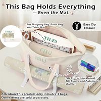   Tas Dengan Tali Alas Meja Kanvas Tugas Berat 3 Buah Set Portabel Profesional Tren Lintas Batas Grosir