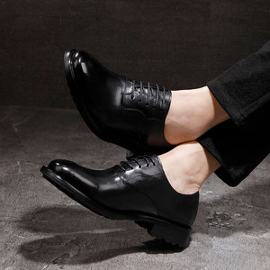 Zapatos Oxford de Cuero Genuino para Hombre, Diseño de Lujo, Personalizados, con Funciones de Masaje y Desodorización, Ideales para Ocasiones de Negocios. - Product Image 3