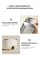 Nouvel Arrivage – Boîte à Déjeuner Électrique Sans Eau, Prête à l'Emploi, Auto-Chauffante, Portable, Chauffe-Plats Domestique, Mini Cuiseur à Riz