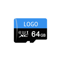 Carte mémoire haute vitesse 64GB U3 mini carte sd TF Flash pour console de jeu téléphone GPS vlog caméra enfants dessin animé caméra