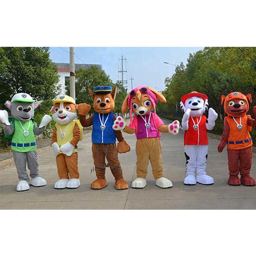 PAWS Dog Patrol Instock Adult Size Dog Character Patrol Animal Dog Mascot Costume for Sale