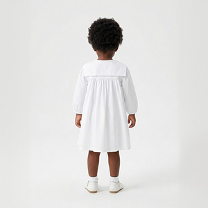 Abiti di Alta Qualità per Ragazze Vestito Bianco a Maniche Lunghe Primaverile per Ragazze Set di Abbigliamento Raffinato Personalizzato per Ragazze - Product Image 5