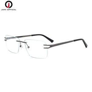 Toptan çerçevesiz gözlük çerçeveleri kare gözlük çerçeveleri yüksek kaliteli Metal çerçeveler - Product Image 4