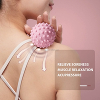 Ballon de yoga en gel de silice, diamètre 49 mm, pour relaxation musculaire et exercices de Pilates