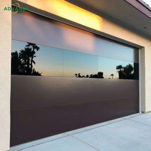 Porte <span class=keywords><strong>de</strong></span> <span class=keywords><strong>garage</strong></span> en verre <span class=keywords><strong>de</strong></span> luxe, porte sectionnelle en verre élégante, idéale pour les résidences modernes et les immeubles <span class=keywords><strong>de</strong></span> bureaux - Product Image 4