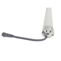 Tubo LED Pixel Indirizzabile a 360 Gradi, Crea Cubi Triangolari, LED a Colori Completi 3D RGB DMX512 DC 24V IP65