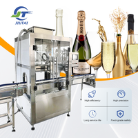 Machine de remplissage de vin à pression négative entièrement automatique anti-goutte pour la ligne de production de remplissage d'alcool (Champagne, Tequila)