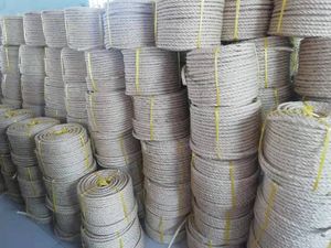 Lumière économique 12 mm * 220 m 3/4 brin naturel torsadé non huilé étanchéité foin fibre de <span class=keywords><strong>sisal</strong></span> barrière <span class=keywords><strong>corde</strong></span> longueur 220 mètres - Product Image 3