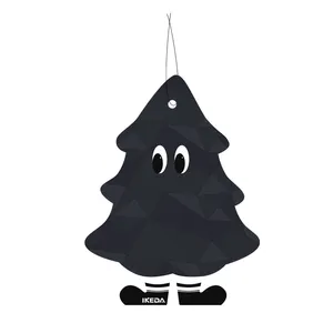 LITTLE TREES Car Air Freshener. Fiber Can Provides a Long-Lasting Scent for  Auto or Home. Adjustable Lid for Desired Strength. Black Ice, 4 Air