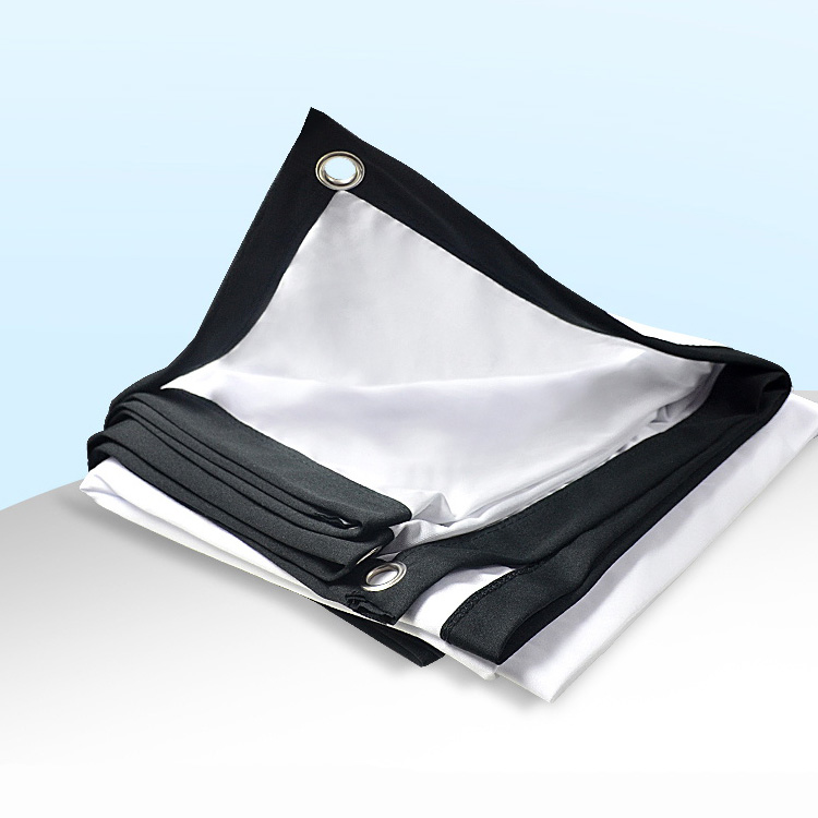 Indasina 16:9 4:3 Portable Foldable Simple Screen Front Rear Projection Outdoor Indoor Hang Wall Projector Screen