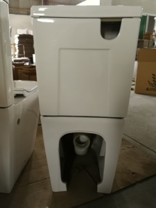 Inodoro de dos piezas de cerámica sin montura, casa de banho, aseo, Europa, CE, gran oferta - Product Image 4