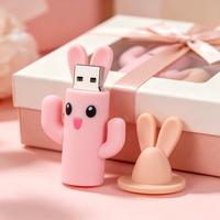 Funda Protectora de Silicona Personalizada para Memoria USB, Cubierta Protectora Suave a Prueba de Polvo, Color y Tamaño Personalizables, Estilo Mascota, Compatible con Alta Velocidad