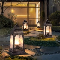 Lampe à pilier LED d'extérieur, IP65, étanche, en aluminium, base E27, pour hôtel, villa, portail, clôture, éclairage d'entrée