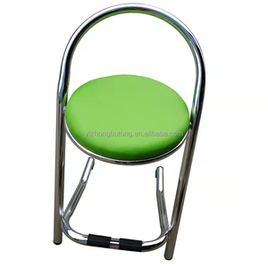 Chaise <span class=keywords><strong>de</strong></span> bar moderne bon marché en métal plusieurs couleurs en cuir antiadhésif chaise <span class=keywords><strong>de</strong></span> jeu en coton - Product Image 5