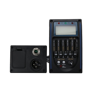 Preamplificador <span class=keywords><strong>de</strong></span> 5 Bandas con Ecualizador LC-5, Afinador para <span class=keywords><strong>Guitarra</strong></span> Acústica, Ecualizador Piezoeléctrico para Instrumentos <span class=keywords><strong>de</strong></span> Cuerda, Piezas y Accesorios - Product Image 1