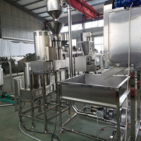 Ligne de production automatique multifonctionnelle de beurre de cacahuète et de tahini au sésame avec des machines de transformation laitière pour fruits et légumes