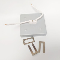 Émetteur infrarouge à quartz à ondes moyennes 750C, haute puissance 150-500W, réponse rapide au chauffage, élément chauffant industriel Yunnuo YNQP001