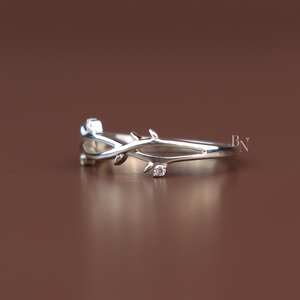 Bague en diamant de laboratoire, or 10K 14K 18K, argent, élégante alliance de mariage, bijoux fins, cadeau d'anniversaire - Product Image 2