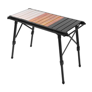 <span class=keywords><strong>Table</strong></span> de <span class=keywords><strong>Camping</strong></span> <span class=keywords><strong>pliante</strong></span> réglable en hauteur Portable <span class=keywords><strong>Table</strong></span> de Barbecue de pique-nique IGT <span class=keywords><strong>pour</strong></span> voyage en voiture de <span class=keywords><strong>Camping</strong></span> - Product Image 6