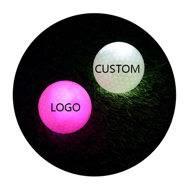 Горячая Распродажа, индивидуальный яркий мигающий светодиодный мяч для гольфа