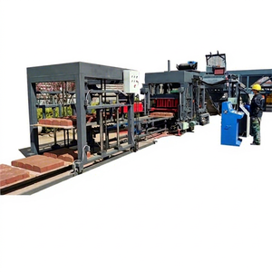 เครื่องทำบล็อกคอนกรีตอัตโนมัติเต็มรูปแบบ QTF8-15 ระบบสั่นสะเทือนไฮดรอลิก ควบคุมด้วย PLC - Product Image 1
