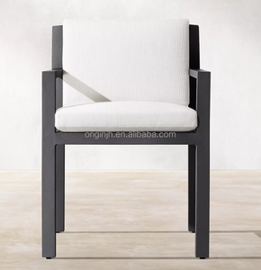 Ensemble de 8 chaises à manger en aluminium, le meilleur et confortable, table d'extérieur moderne, d'<span class=keywords><strong>angle</strong></span> - Product Image 2