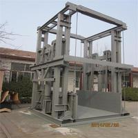 Plateforme élévatrice hydraulique robuste sur rail de guidage personnalisée, table 1500x2000mm, hauteur de levage 1100mm, capacité 1500kg, Nouveau Shandong
