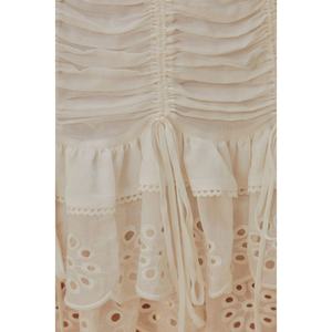 Nouvelle Collection : Robe Courte Sexy à Manches Longues, Couleur Unie, avec Découpes et Lacets – Modèle Automne. - Product Image 6