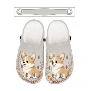 Sabots EVA personnalisés imprimés Kpop Demon Hunters, chaussures de jardin respirantes, sandales pour hommes et femmes pour l'été, logo OEM - Product Image 2