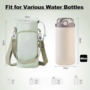 Sac à bandoulière isotherme portable imperméable avec logo personnalisé pour bouteille d'eau - Product Image 2