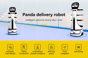 Robot de Servicio de Alta Eficiencia ONA con Pantalla de 10.1 Pulgadas, Navegación Láser y 12 Horas de Autonomía para la Entrega Automatizada de Comidas en Cafeterías - Product Image 4