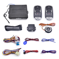 Sistema de Alarma para Auto con Entrada Pasiva sin Llave (PKE), Encendido y Apagado del Motor con Botón, Arranque Remoto, Bloqueo y Desbloqueo Automático, Sistema de Seguridad para Auto
