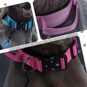 <span class=keywords><strong>Collar</strong></span> y Correa Táctica para Perro, Duradera, Simple, Antiexplosión, para Perros Grandes, Entrenamiento al Aire Libre, Reflectante, de Nailon/Metal - Product Image 6