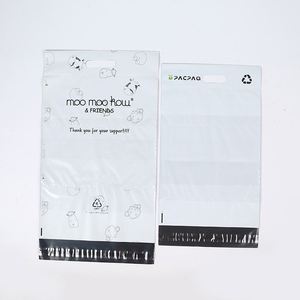 Sac d'expédition en plastique blanc résistant à l'eau, flexible, LDPE HDPE, impression de logo personnalisée, poche flexible, sac d'expédition postal - Product Image 6