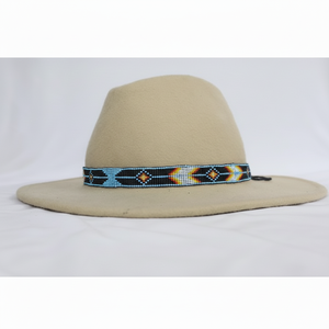 Sangle de chapeau Fedora perlée unique, perles multicolores, qualité supérieure, décoration élégante pour la pêche, réglable, unisexe, toutes saisons - Product Image 1