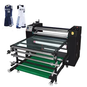 Rotary Belt Press Roller 120cm Tshirt Printing Machine Heat Press for Curtains