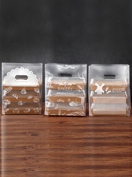 Sacs à emporter jetables en plastique blanc pour petit-déjeuner supermarché boulangerie cuisson poulet frit sérigraphie côté impression