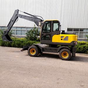 Excavadora de ruedas tipo 75B, nueva excavadora de ruedas a precio barato de China a la venta - Product Image 6