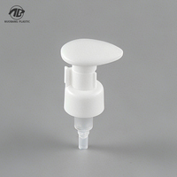 Nouvelle pompe à lotion à aspiration arrière blanche, design innovant, ressort externe, tête de pompe anti-pollution 1cc, pour flacons de crème liquide et de shampoing