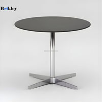 Plateau de table en stratifié phénolique compact Brikley 12 mm HPL, résistant à l'eau, rond, pour restaurant
