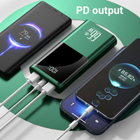Batterie PD 30000mAh Banque d'alimentation à charge rapide 66W pour téléphones mobiles et 5V 9V 12V Électronique 20W Puissance de sortie