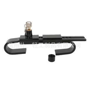 Park Il Container Door Latch Seal 8mm Black <b>A3</b> Steel With Key For Transport Seals - Product Image 1